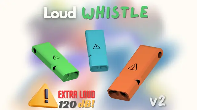 Loud Whistle — modelo 3D