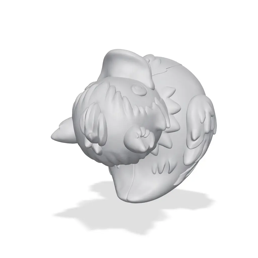 Werewolf Rubber Duck - Horror Figurine — modelo 3D