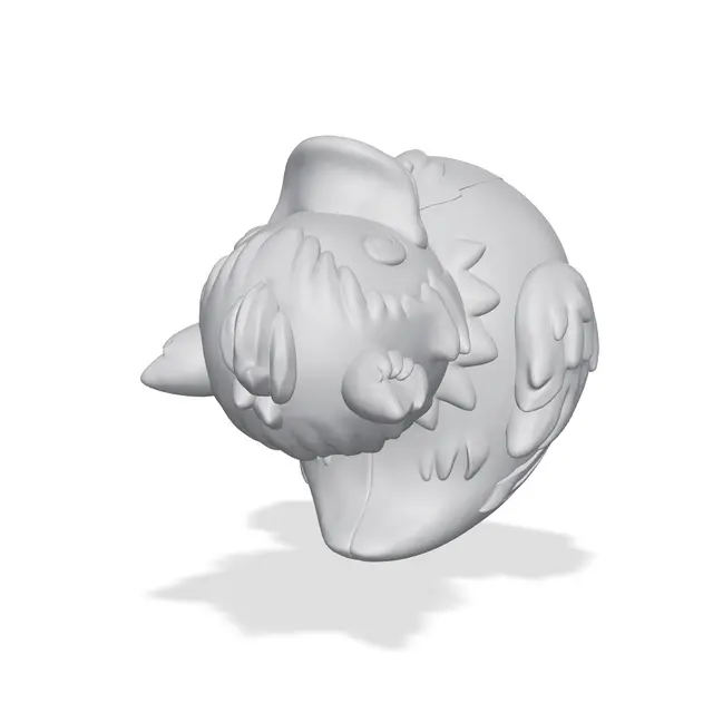 Werewolf Rubber Duck - Horror Figurine — modelo 3D