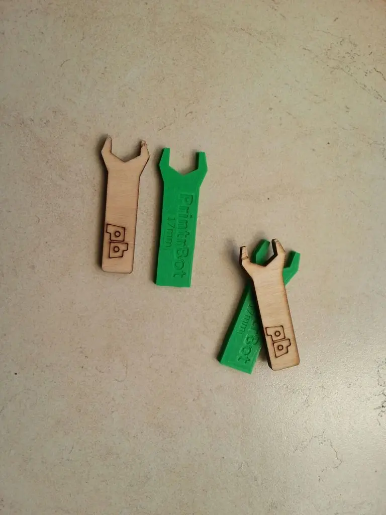 17mm Wrench for Printrbot Simple Metal Calibration — modelo 3D