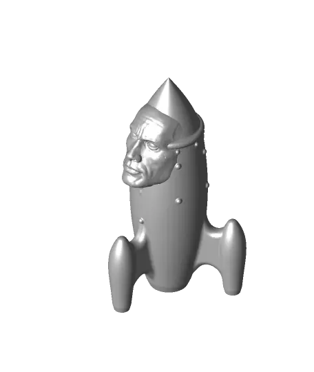 ROCKet - Retro Futuristic Decoration — modelo 3D