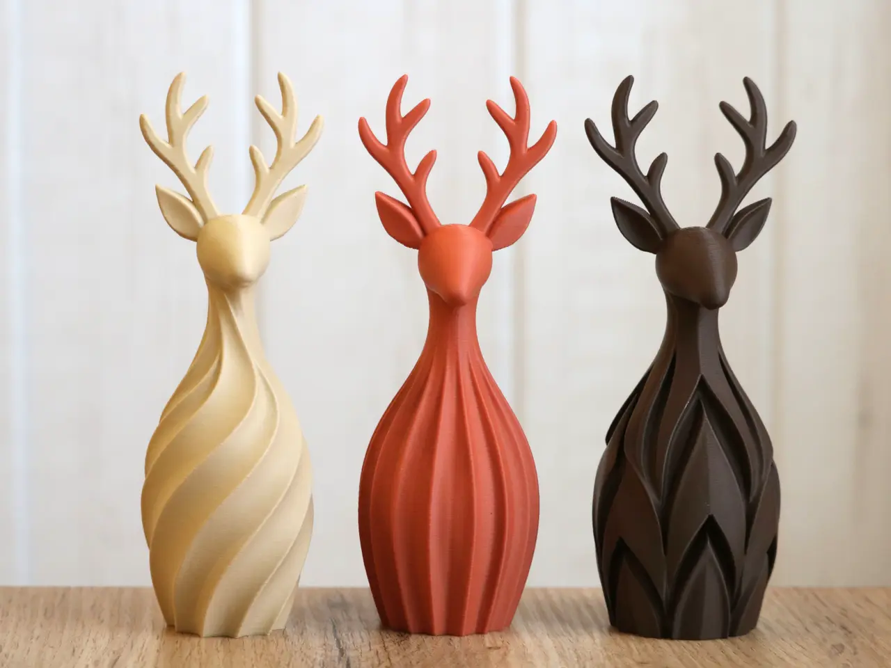 Autumn Deer Trio — modelo 3D