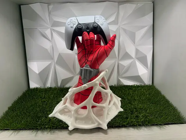 Mano Spider-Man Porta Controller — modelo 3D