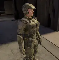 Halo 2 marine kenner figure — modelo 3D