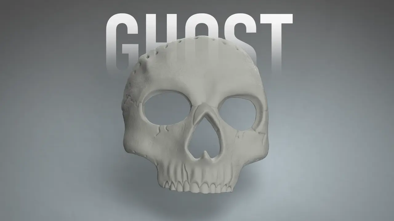 Ghost Mask — modelo 3D