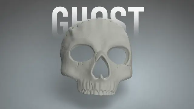 Ghost Mask — modelo 3D