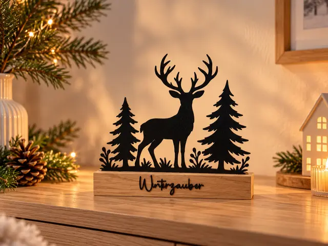 Winterzauber/Stadt Klötzchen Winterwonderland — modelo 3D