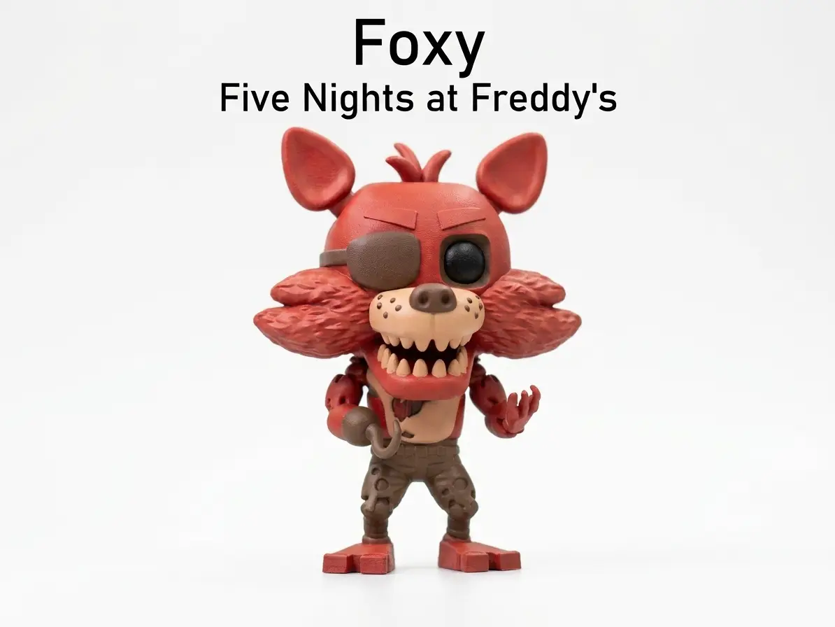 Five Nights at Freddys FNAF Foxy — modelo 3D