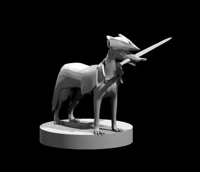 Greyhound Mercenary — modelo 3D