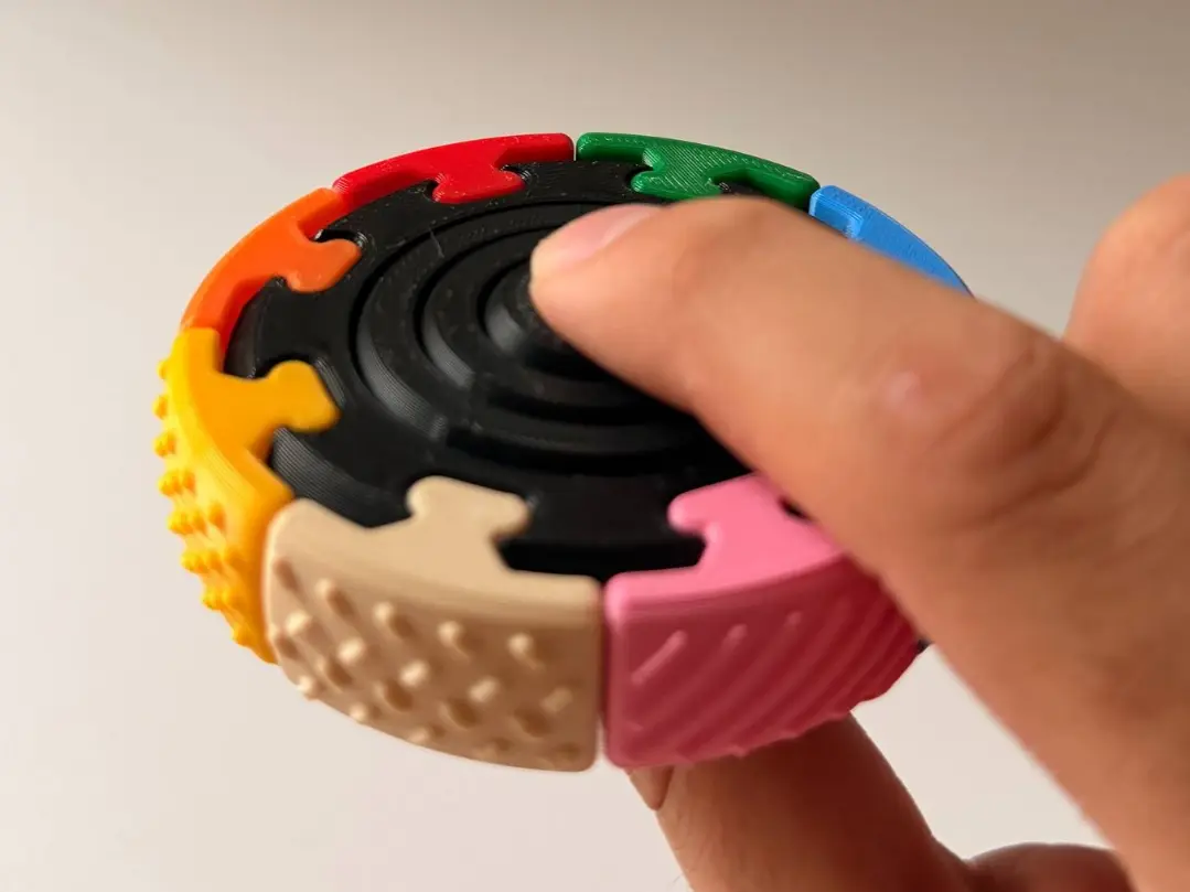 Fidget Spinner Personalizable — modelo 3D