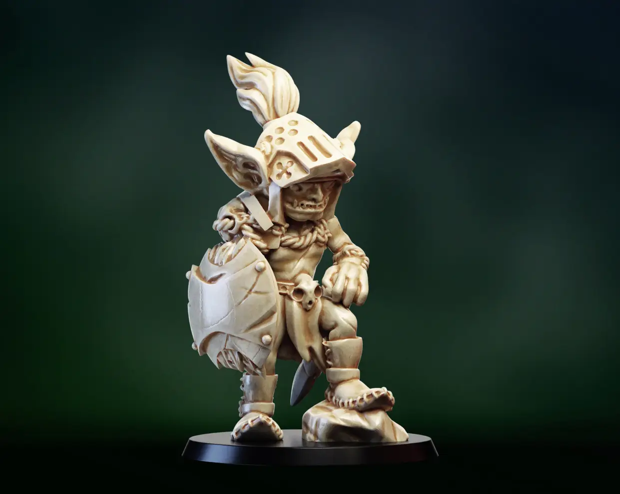 goblin warrior knight. Part of set — modelo 3D