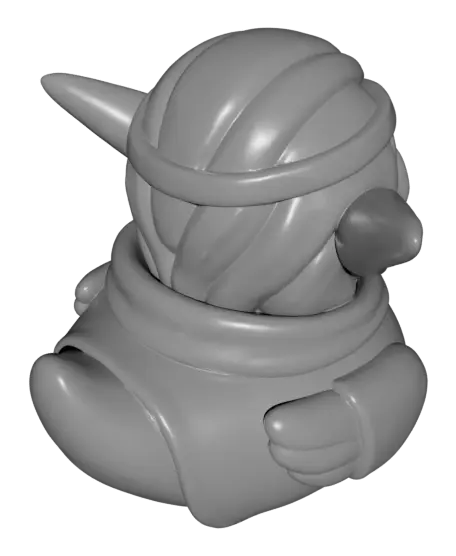 Elf Rubber Duck - Fantasy Figurine — modelo 3D