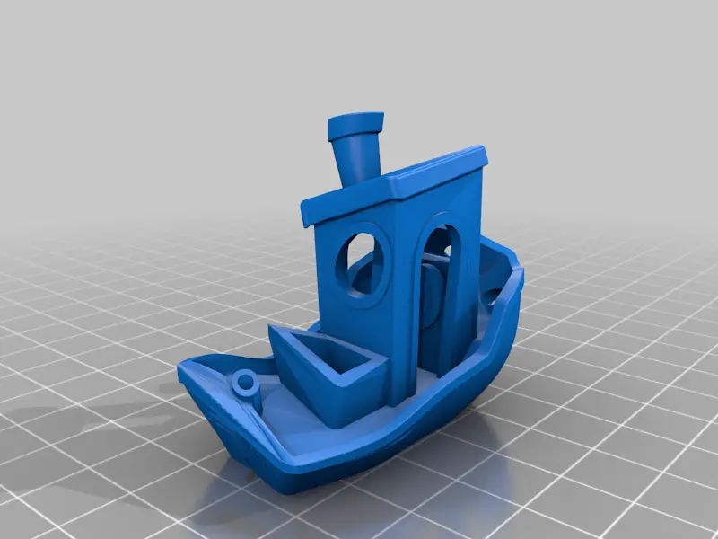 Trippy Benchy — modelo 3D