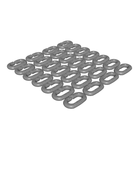 Regular Size Chain *NEW STYLE* 1.5" Deboss Edition — modelo 3D