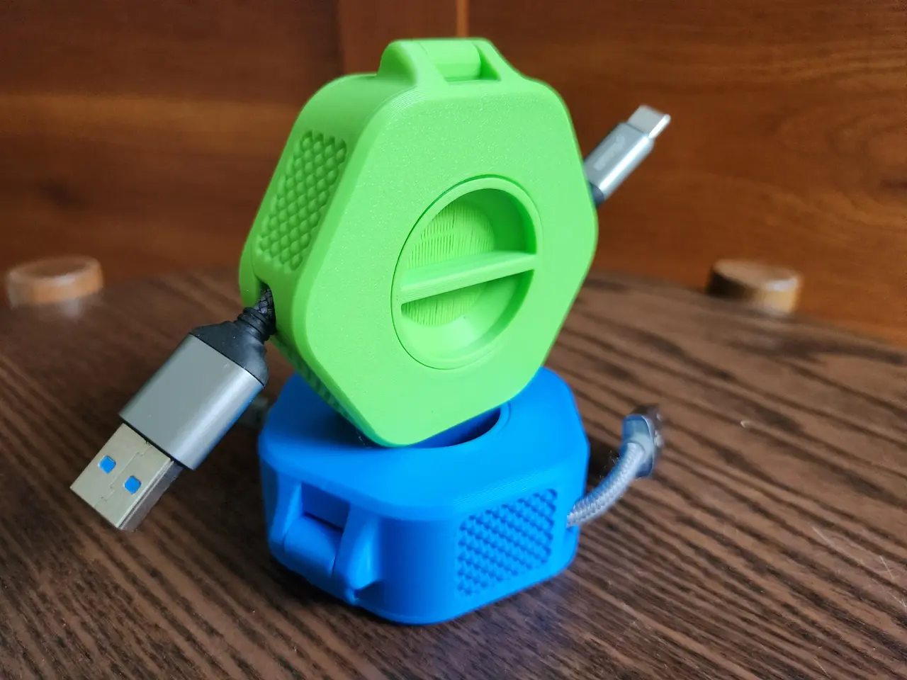 Portable Cable Organizer / Winder — modelo 3D
