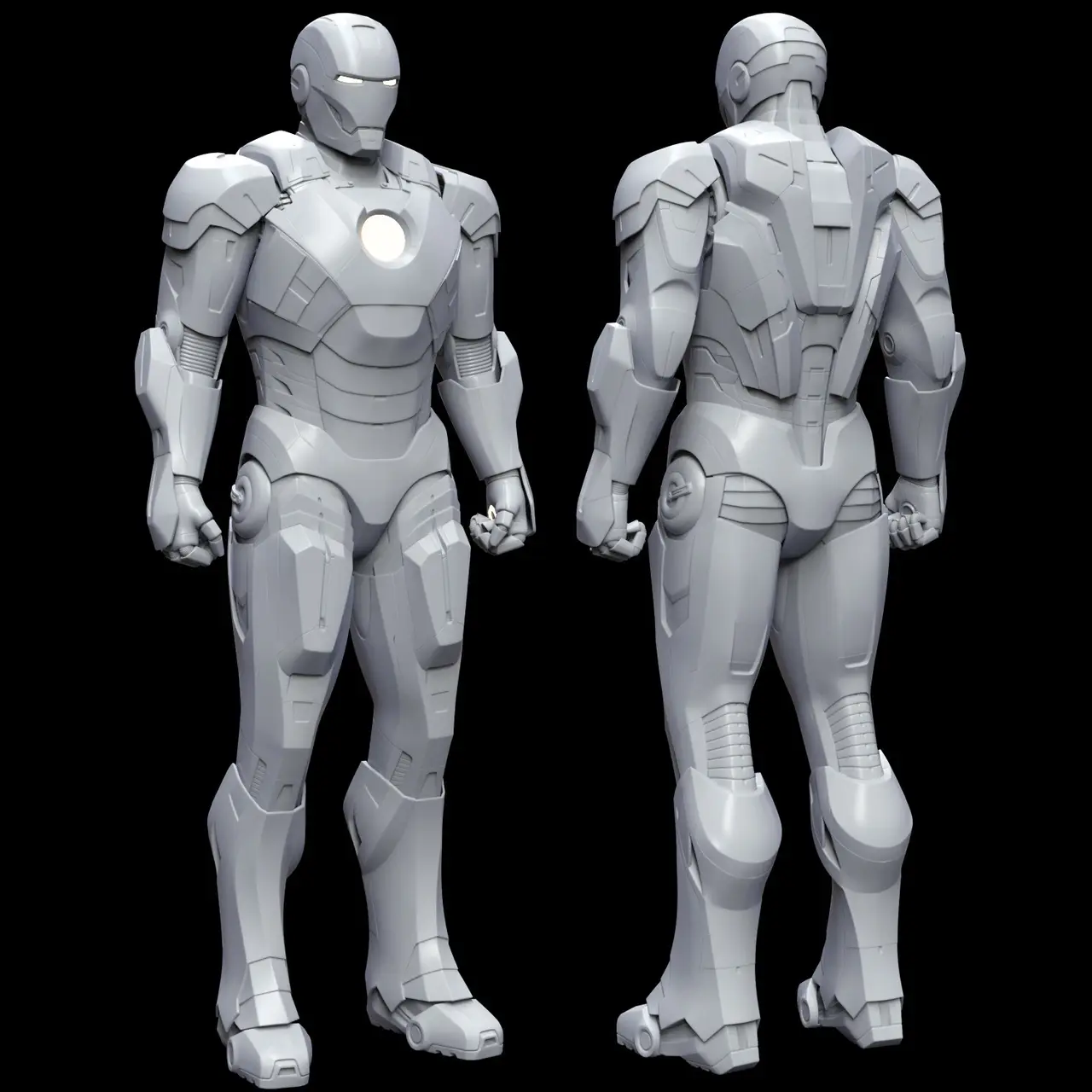 Iron Man (Easy Print) — modelo 3D