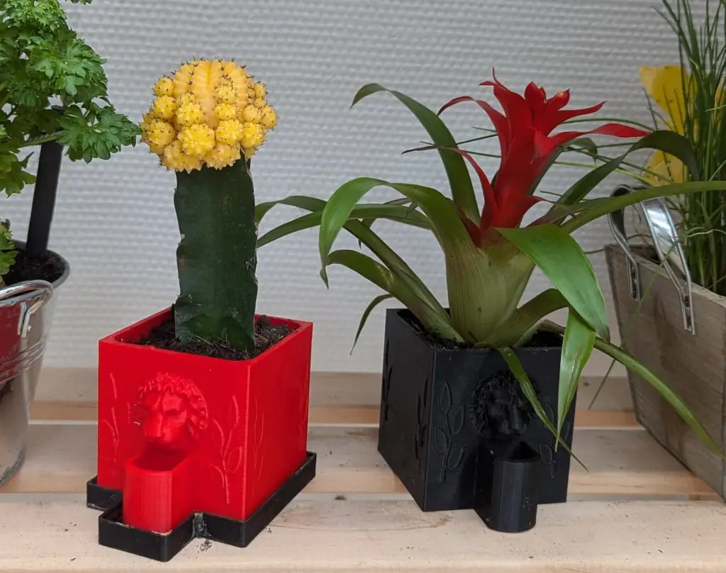 plant pot self watering - Blumentopf — modelo 3D