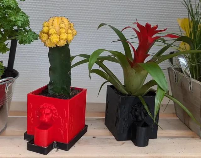 plant pot self watering - Blumentopf — modelo 3D