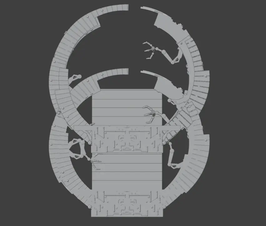 Ironman mk6 scene — modelo 3D