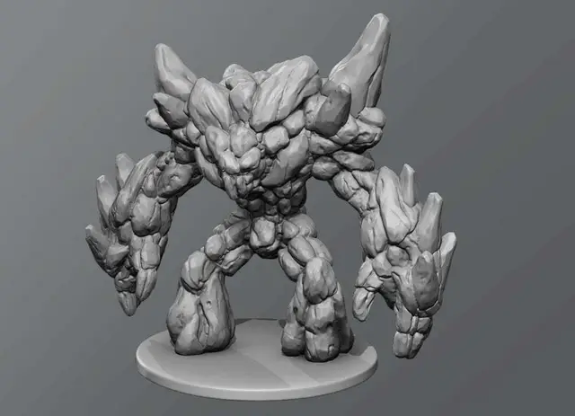 Earth elemental — modelo 3D