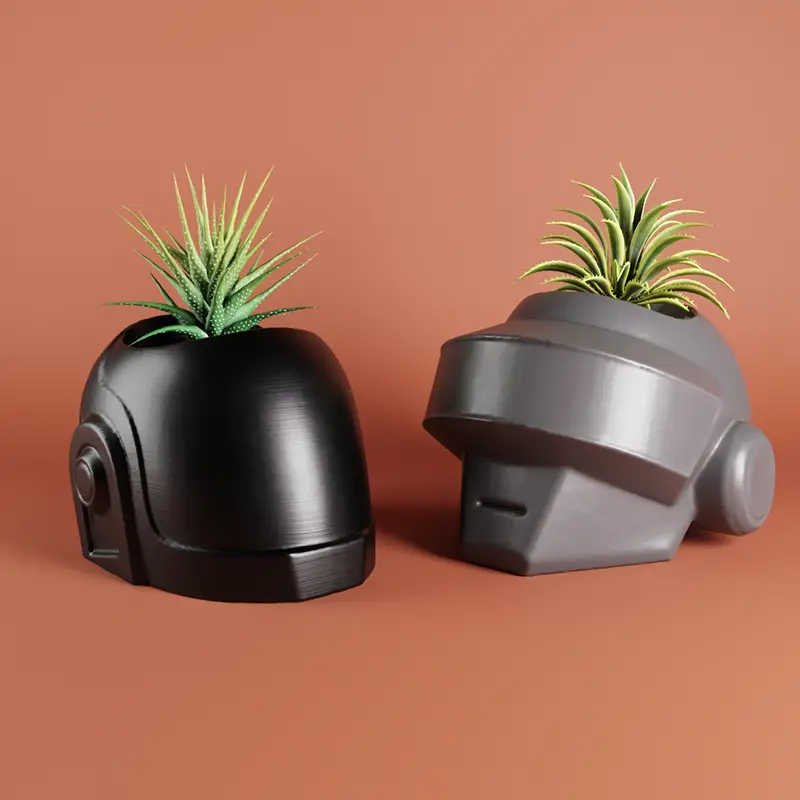 Daft Punk plant pot — modelo 3D