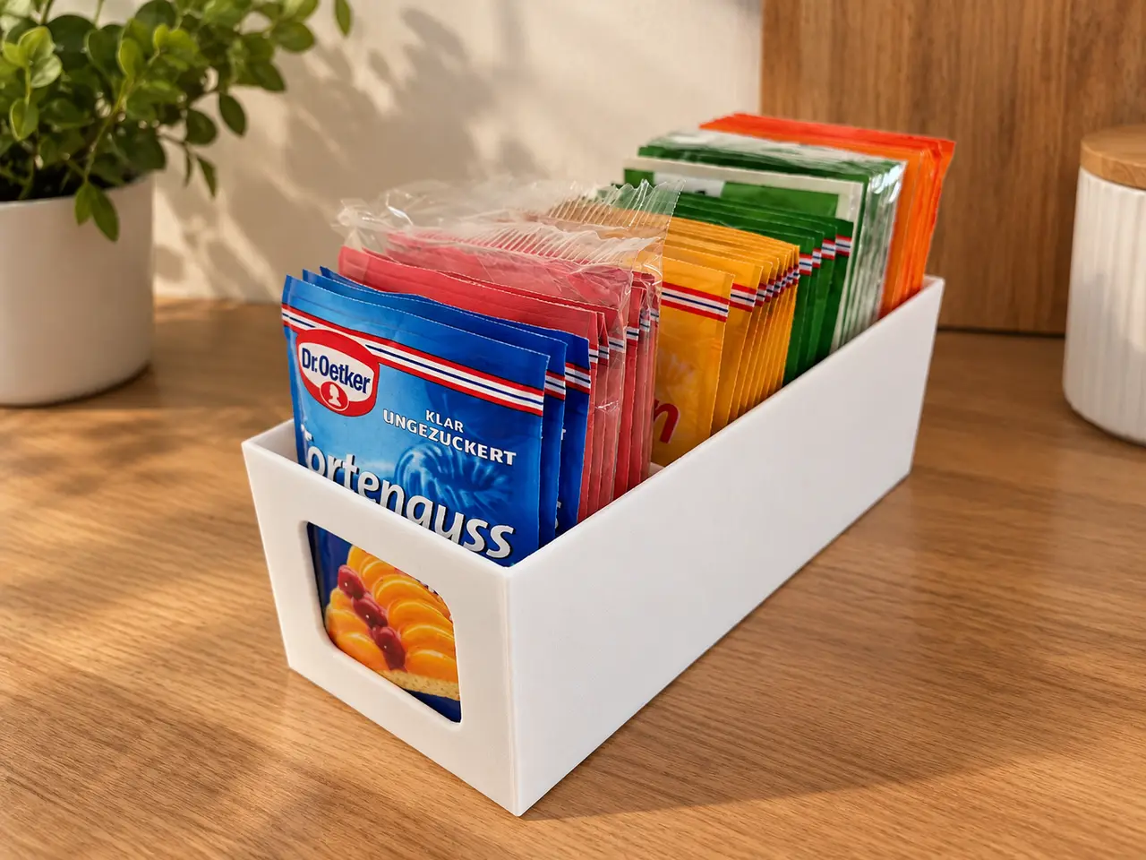 Backmischung Organizer / Halterung für die Küche — modelo 3D