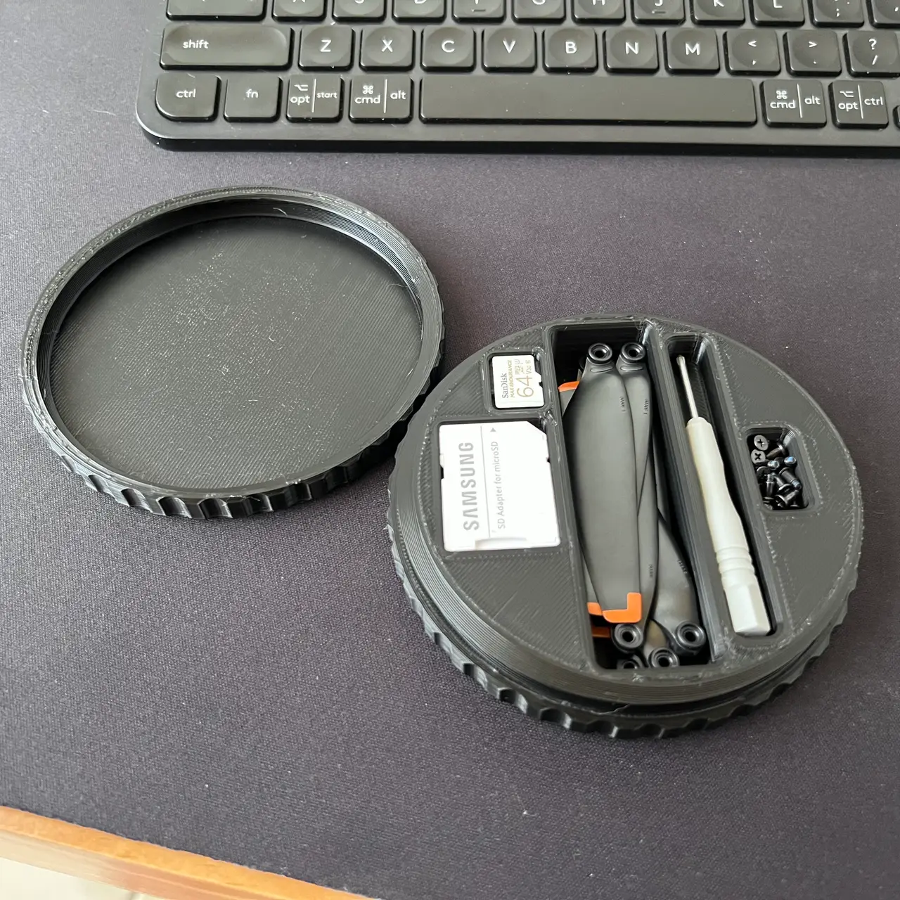 DJI Mini Storage - Spare Parts & SD Cards — modelo 3D