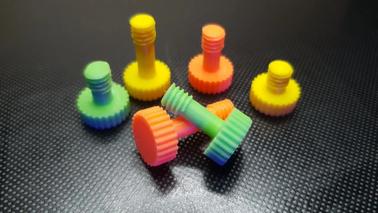 Camera / Webcam Screw - 1/4" - 20 UNC — modelo 3D