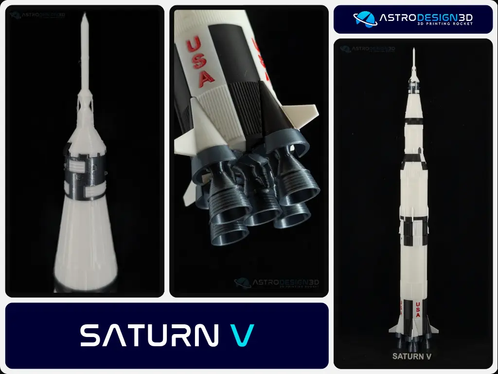Saturn V — modelo 3D