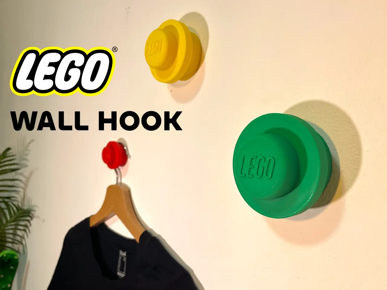 Lego Wall Hanger — modelo 3D