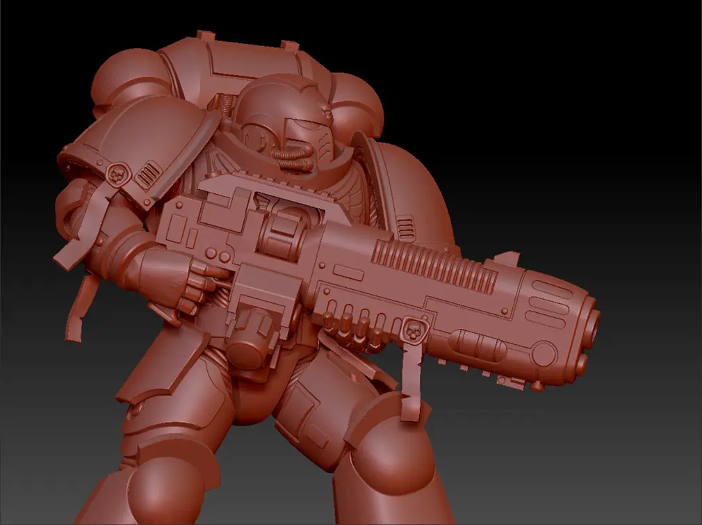 Space Sergeant O`Hell — modelo 3D