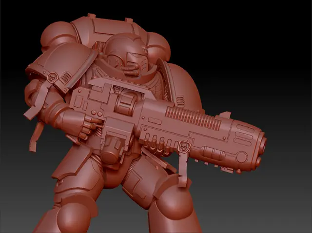 Space Sergeant O`Hell — modelo 3D