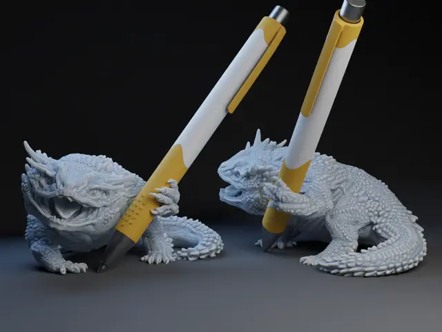 Dragon Pen Holder. — modelo 3D