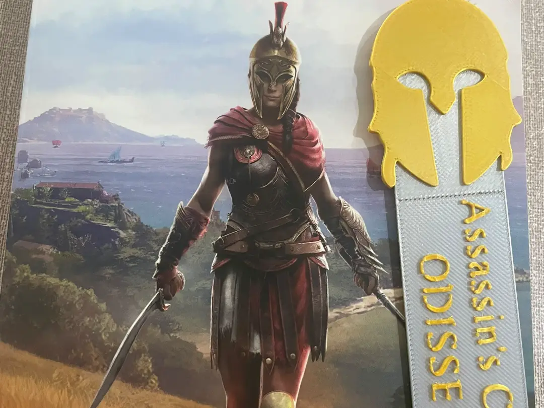 Assassin's Creed Odyssey - Spartan Helmet Bookmark — modelo 3D