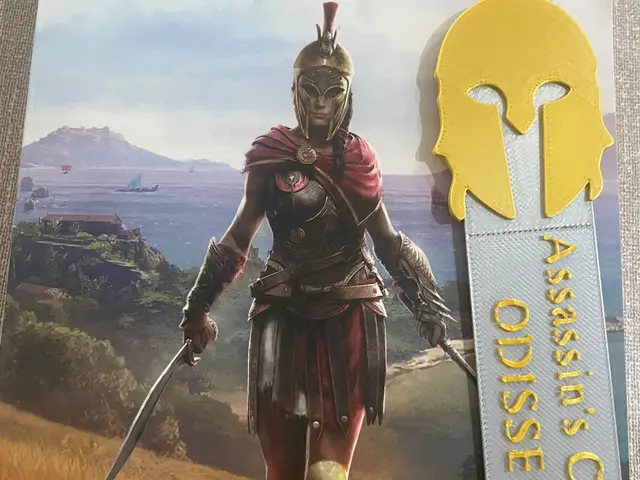 Assassin's Creed Odyssey - Spartan Helmet Bookmark — modelo 3D