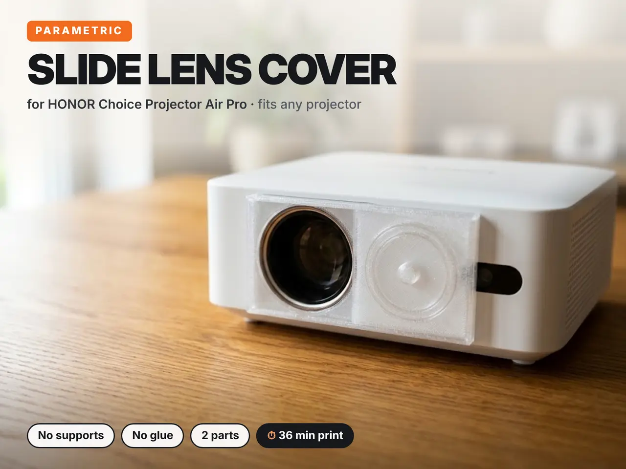Slide Lens Cover - HONOR Choice Projector Air Pro — modelo 3D