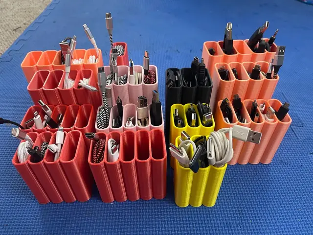 USB Cord Storage Organizers — modelo 3D