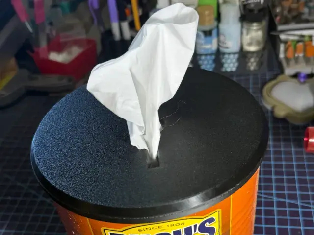 6" Can Kleenex Lid — modelo 3D