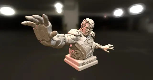 ironman bust — modelo 3D