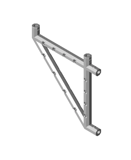 6x6 MU Bracket - Bolt-Locked Inserts — modelo 3D