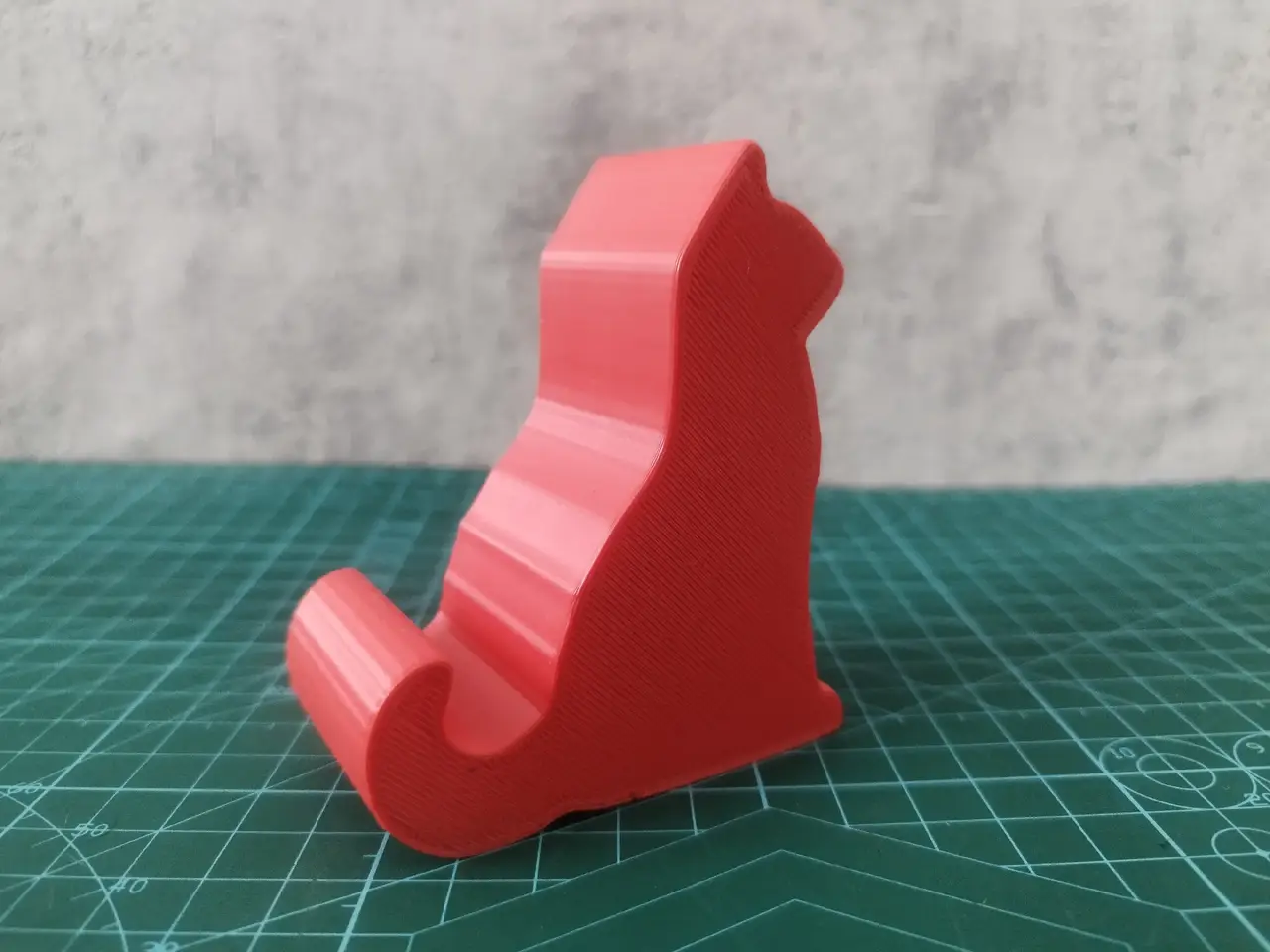cat phone stand — modelo 3D