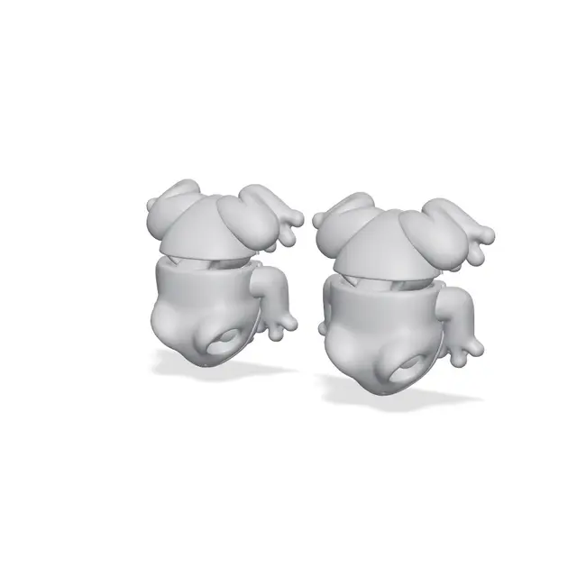 Flexi Frog - Toy/Keychain — modelo 3D