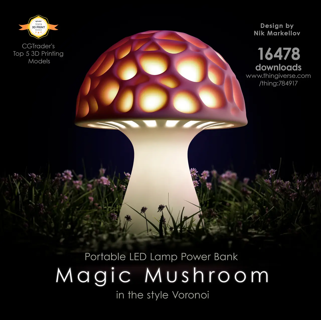 Magic Mushroom (free version) (LQ) — modelo 3D