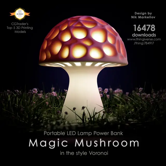 Magic Mushroom (free version) (LQ) — modelo 3D