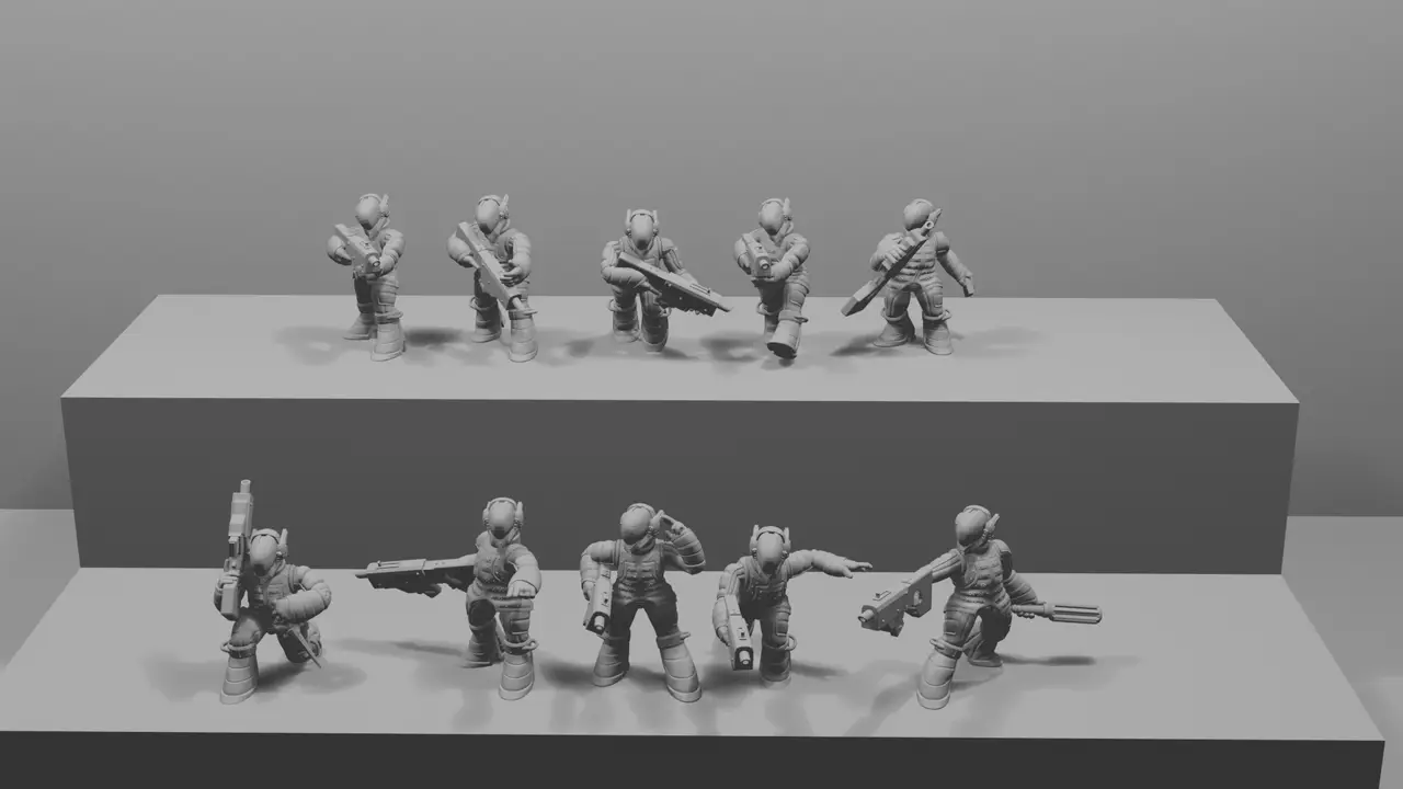 Imperial Halfling/goblin/cavewalker [PRESUPPORTED] — modelo 3D