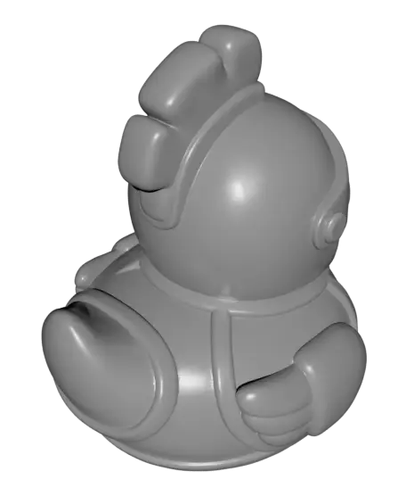 Knight Rubber Duck - Fantasy Figurine — modelo 3D