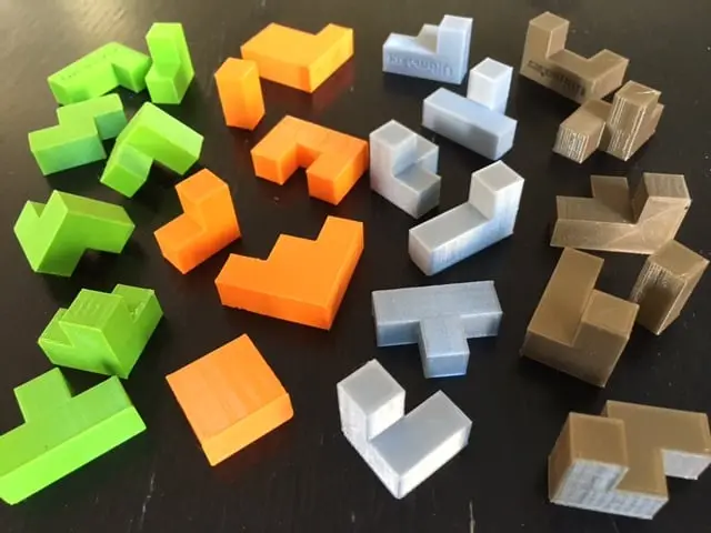 Cube Puzzle Quartet — modelo 3D
