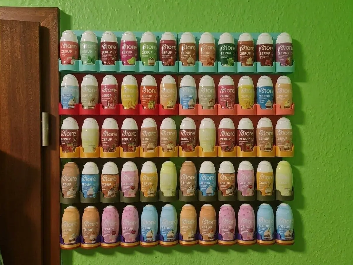 More Nutrition Zerup Flavor Drops Organizer — modelo 3D