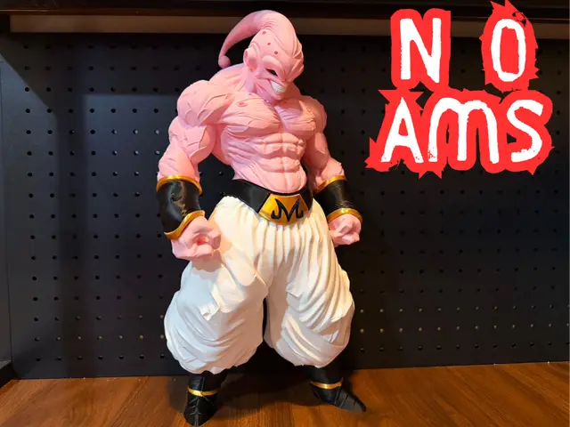 Majin Buu Realistic Multi-Color Parted Statue — modelo 3D