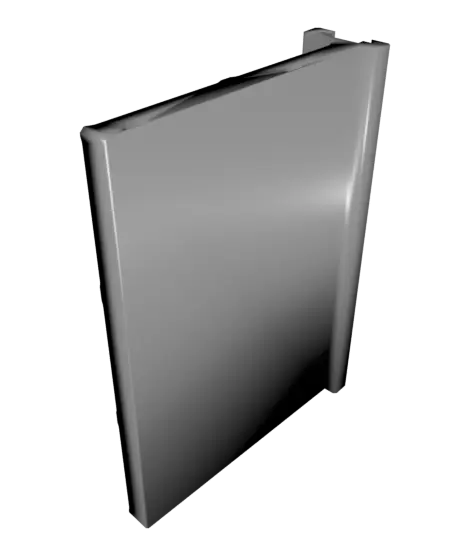 3x2 - Gridfinity Shelf - Rail Slider — modelo 3D